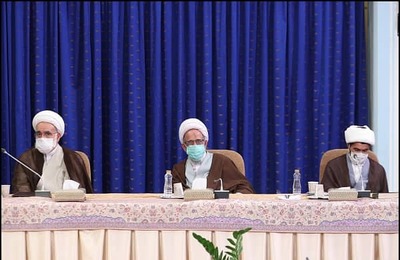 گزارش تصویری دیدار رئیس و اعضای شورای مرکزی جامعه روحانیت مبارز با رئیس جمهور